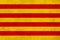 Flag Catalonia Senyera - marble texture