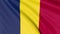 Flag of Chad 3d Seamless Loop Animation