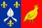 Flag of Charente-Maritime, in Nouvelle-Aquitaine is the largest administrative region in France
