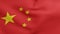 Flag of China waving 3D Render, National Flag of the Peoples Republic of China, Five-starred Red Flag, Chinese Communist