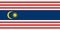 Flag of The City Of Kuala Lumpur In Malaysia