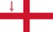 Flag of City of London England, United Kingdom of Great Britain and Northern Ireland, uk ceremonial county, local government