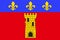 Flag of Clermont in Oise of Hauts-de-France is a Region of France