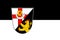 Flag of Cochem-Zell in Rhineland-Palatinate, Germany