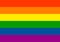 Flag in the colors of the rainbow of sexual menhns