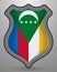 Flag of Comoros. Vector Badge and Icon. Vertical Orientation Version