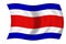 Flag of costa rica