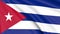 Flag of Cuba 3d Seamless Loop Animation