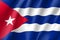 Flag Cuba realistic flag