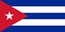 Flag of Cuba. Republic of Cuba flag