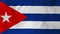 Flag of Cuba waving in the wind 2 in 1