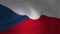 Flag Of Czech Background Animation