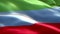 Flag of Dagestan waving in the wind. 4K High Resolution Full HD. Looping Video of International Flag of Dagestan.