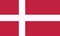 Flag of Denmark Faso, abstract flag of strips.