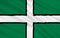 Flag of Devon county, England