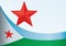 Flag of Djibouti, Republic of Djibouti,