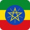 Flag Ethiopia illustration vector eps