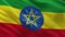 Flag of Ethiopia - seamless loop