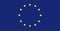 Flag Europe union of Europe twelve yellow stars round symbol of Europe eurozone united board of europe peace countries EPS 10