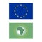 Flag of the European Union, Flag of the African Union