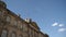 Flag of European Union waving on top of Palais Rohan