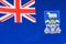 Flag Falkland Islands with rule `Desire the Right`
