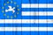 Flag of the Federal Republic of Ambazonia on a textured background. Concept collage