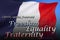 Flag of France - Freedom, Equality and Fraternity