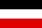 Flag of German Empire. Deutsches Reich