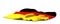 Flag of germany. 3d rendering german colored