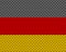 Flag of Germany coarse meshed