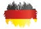 Flag of Germany, Federal Republic of Germany. vector illustration.