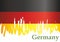 Flag of Germany, Federal Republic of Germany. vector illustration.