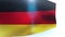 Flag of Germany waving in the wind wave blowing