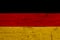 Flag of Germany. Wooden texture of the flag of Germany