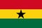 Flag of Ghana with official proportions and color.Genuine.Original Flag of Ghana