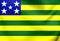 Flag of Goias State, Brazil.