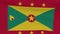 flag Grenada patriotism national freedom, seamless loop