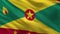 Flag of Grenada - seamless loop