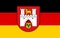 Flag of Hanover in Lower Saxony, German