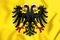 Flag of Holy Roman Empire 1400-1806. 3D Illustration.