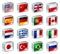 Flag icons buttons