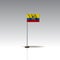 Flag Illustration of the country of EQUADOR. National EQUADOR flag isolated on gray background. Vector. EPS10
