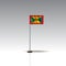 Flag Illustration of the country of GRENADA.