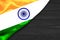 Flag of India place for text cope space