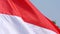 Flag of Indonesia country flying outdoor