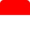 Flag Indonesia illustration vector eps