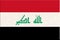 flag of Iraq. National Iraqi flag on fabric surface. Asian country