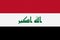 Flag of Iraq. Republic of Iraq. Iraq flag textured