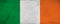 Flag of Ireland . Vintage grunge patriotic flag. Stock illustration